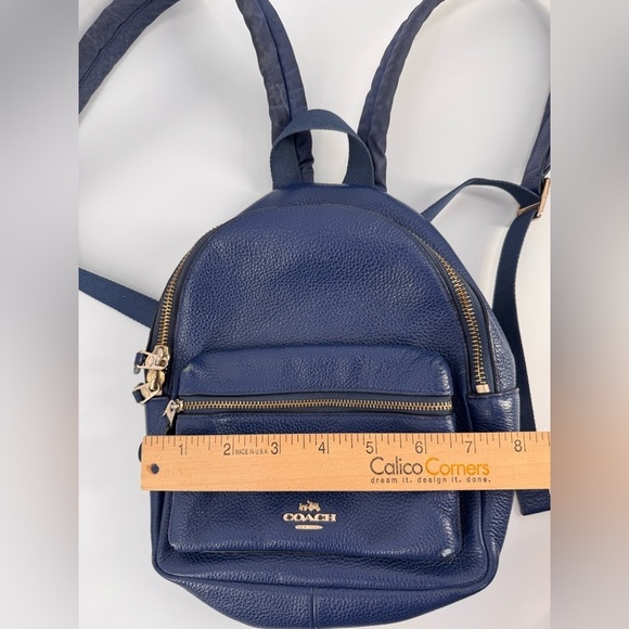 Coach Blue Leather Womens Backpack main image 6